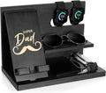Fathers Day for Dad Dad Birthday Gifts Wood Phone Docking Station Nightstand Organizer Gifts for Dad Christmas Father's Day Dad Gifts from Daughter Son Organiser Birthday Presents for Dad