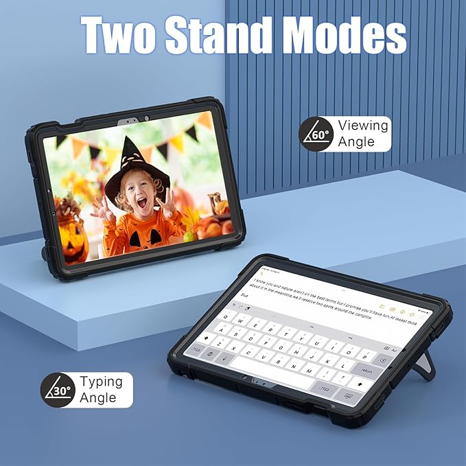Spider Case for Samsung Galaxy Tab S10 Lite/S10 FE (2025) 10.9 with S Pen Holder Adjustable Stand Compatible with S9 fe /S9/ S8 /S7 11 inch (2023) (Black)