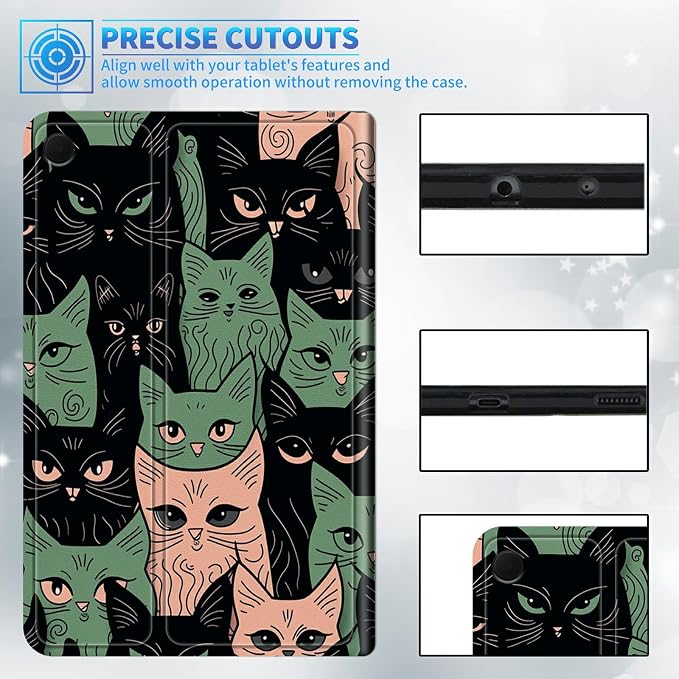Black Green Cats
