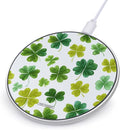 St Day Partick Clovers Fast Portable Charger 10W Funny Graphic Phone Charging Pad with USB Cable