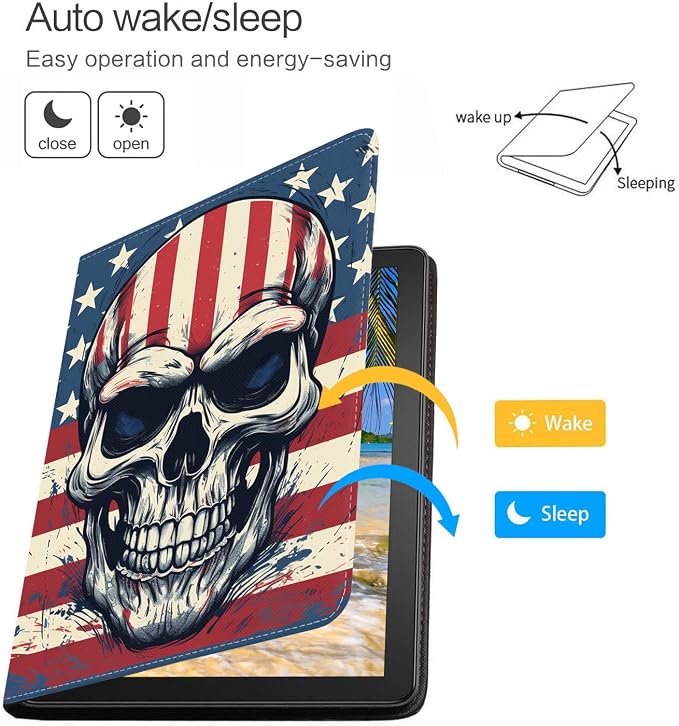 American Flag Skull