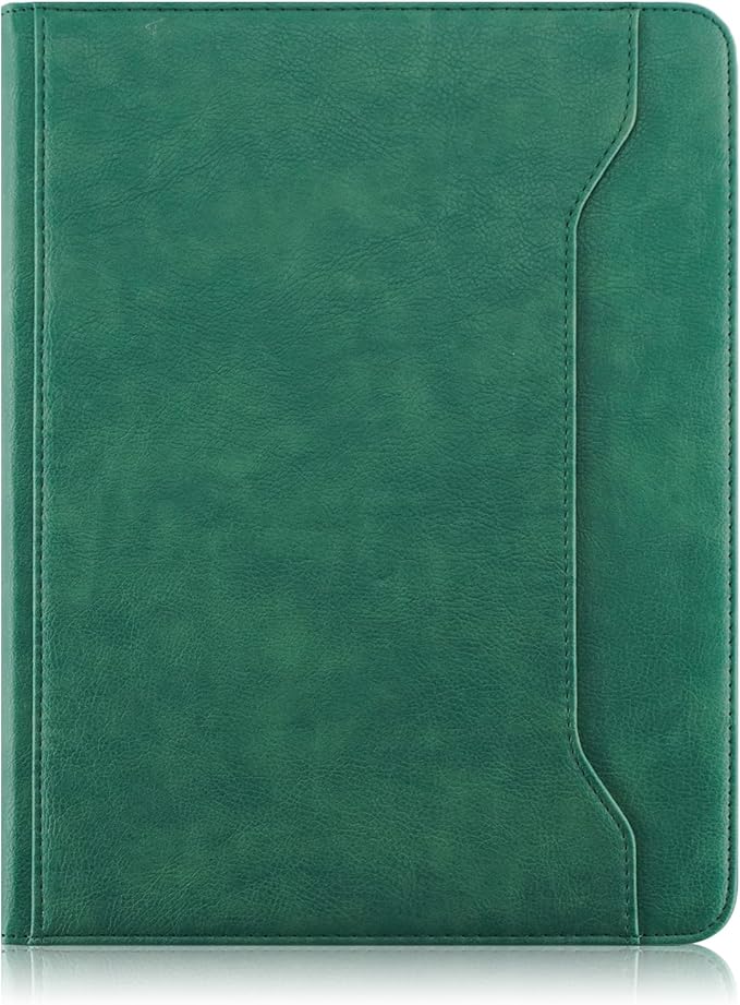 Case Compatible with Apple iPad Air 11-inch(M2) 2024/iPad Air 4/5th 2020/2022 10.9 Tablet PU Leather Business Cover for ipad Air5 /Air4/Pro 360 Rotating Cases Auto Wake/SleepDark Green