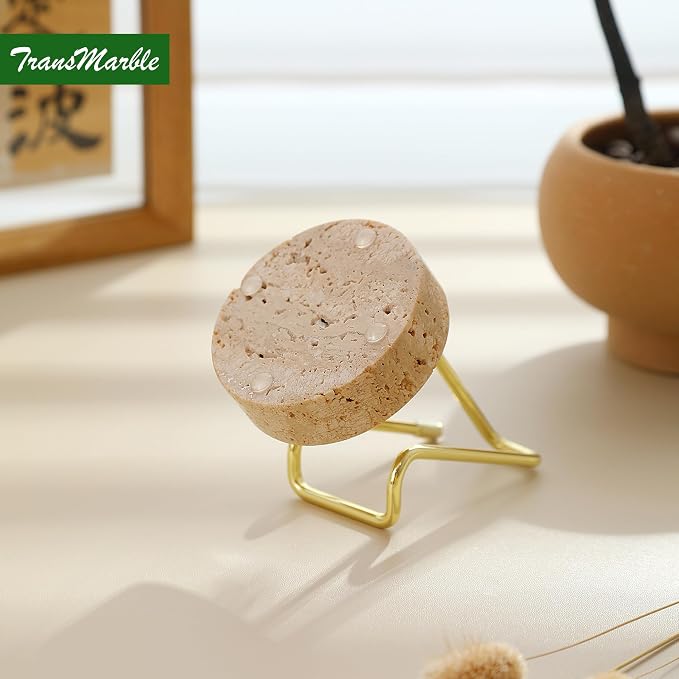 Travertine Beige + Gold