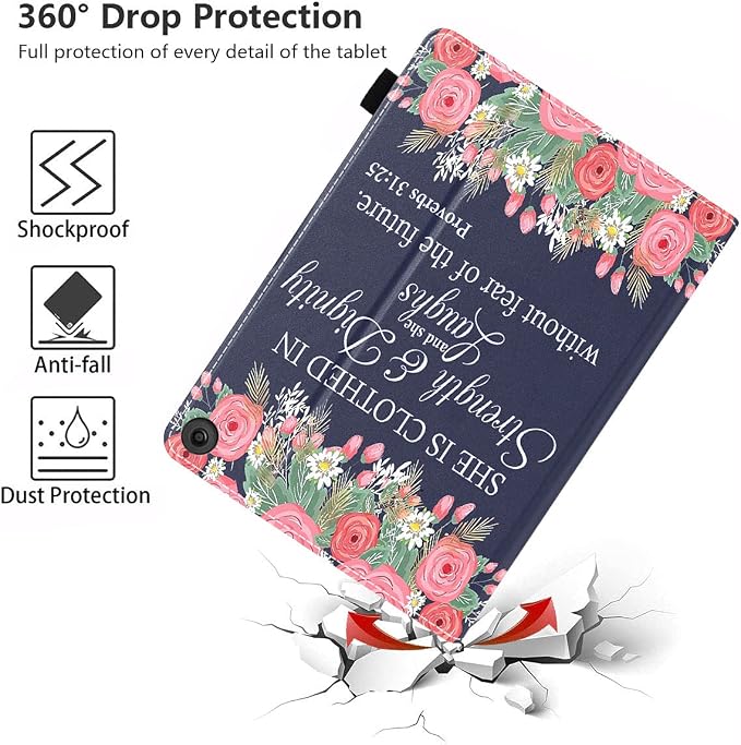 Floral Quote Bible Verses Proverbs 31:25