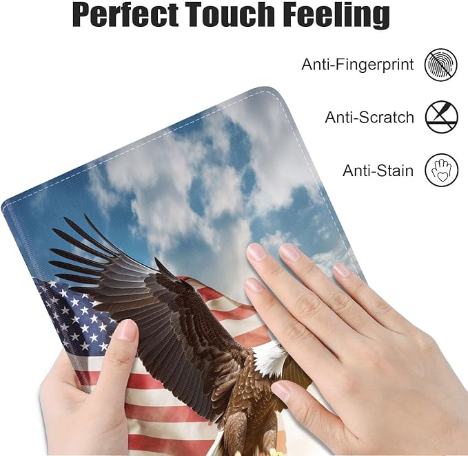 Patriotic Bald Eagle American Flag