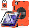 Case for iPad Air 11 M4 2026/ M3 2025/ M2 2024: Silicone Cover for iPad Air 5th &amp 4th Generation 10.9 Inch (2020/2022) with Screen Protector- Stand- Handle- Shoulder Strap- Pencil Holder