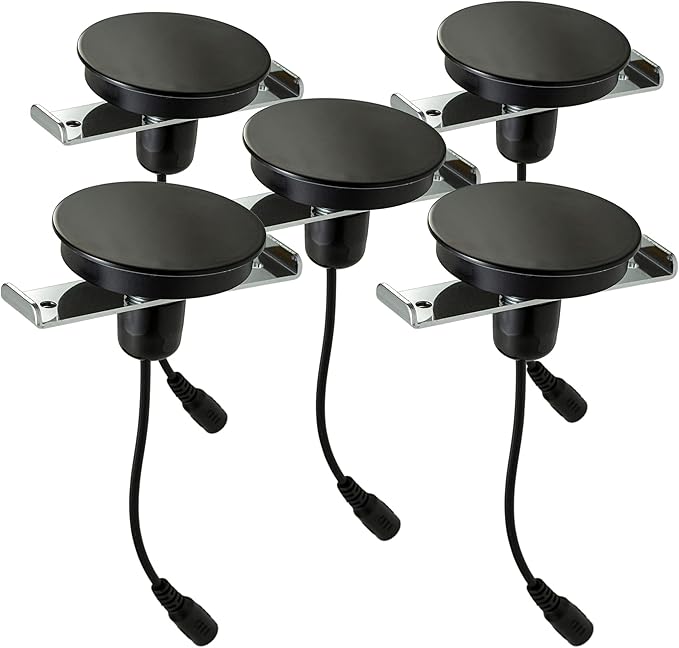 Wireless Charging Pad for Furniture Embedding – WPC Certified Fast Charging Compatible with iPhone Samsung Galaxy Nexus and More (5-Pack) – Hole Saw Not Included