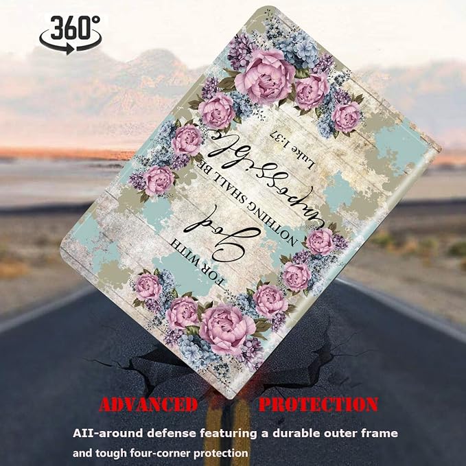 Luke 1:37 Floral