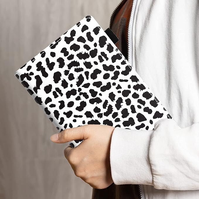 Case for Amazon Kindle Fire 7 Tablet (7 Display 9th/7th Generation 2019/2017 Release) - PU Leather Folio Case with Smart Auto Wake/Sleep Cute Polka Dot Print