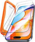 UltraGlass TOP 9H+ Glass for iPhone 13 Screen Protector Glass [Military Grade Shatterproof &amp Longest Durable] Full Screen Protector 13 Tempered Glass Anti-fingerprint [2025 New] 2 Packs