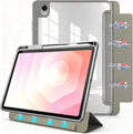 for Samsung Galaxy Tab S11 Tablet CaseMagnetic Split Acrylic Case– with Pen SlotPU Leather Material Detachable StandSlim Protective Cover for S11Shockproof &amp Scratch-ResistantLightweight[Gra