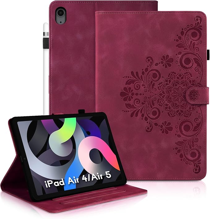 Mandala-Wine Red