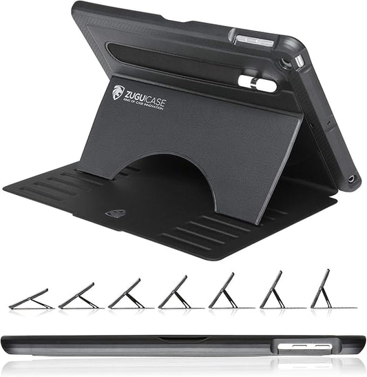 ZUGU CASE 9.7 iPad 2018/2017 5th / 6th Gen &amp iPad Air 1 Prodigy X Case Very Protective But Thin Convenient Magnetic Stand Sleep/Wake Cover A1893 A1954 A1823 A1822 A1474 A1475 A1476