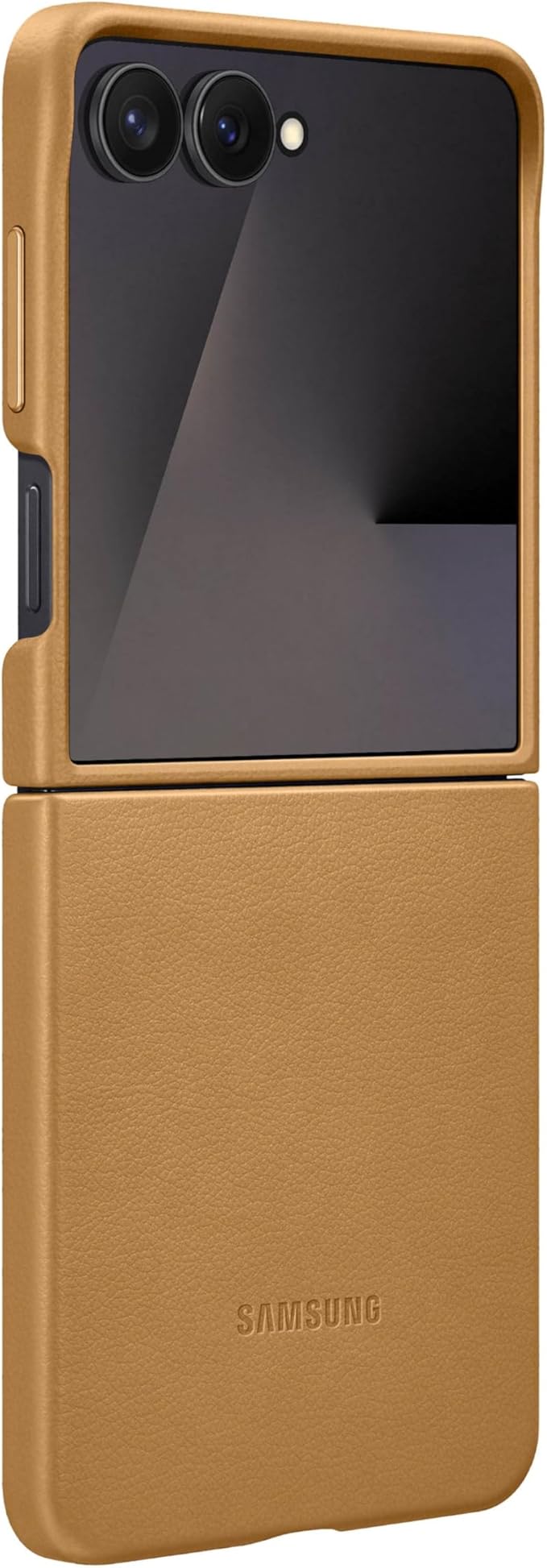 Samsung Galaxy Z Flip7 Kindsuit Phone Case Textured Feel Protective Cover Soft Inner Lining US Version Camel