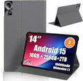 Tablet Case Cover for Callsky-Tab Ctab 14 &amp BEYODFU A140 14 inchAdjustable StandSlim Light Universal case Suitable for Callsky-Tab Ctab 14/BEYODFU A140 TabletAnti-ScratchShockproofGrey