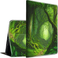 Case for Kindle Paperwhite 12th Generation &amp Kindle Colorsoft Signature Edition 2024 7 inch Lightweight Smart Case PU Leather Adjustable Stand Protective Cover with Auto Wake/Sleep - Forest Green