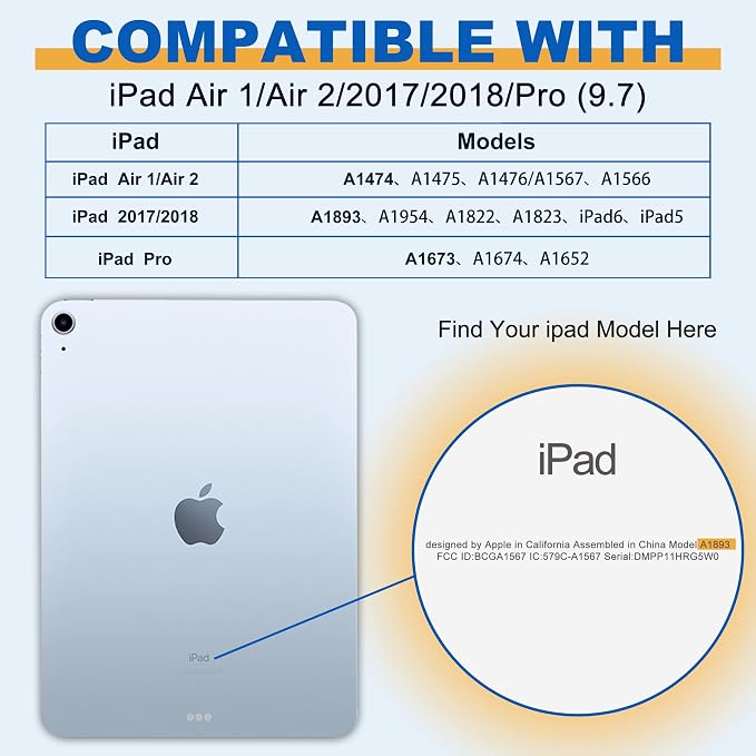 4-for iPad 9.7 inch-Composition Book
