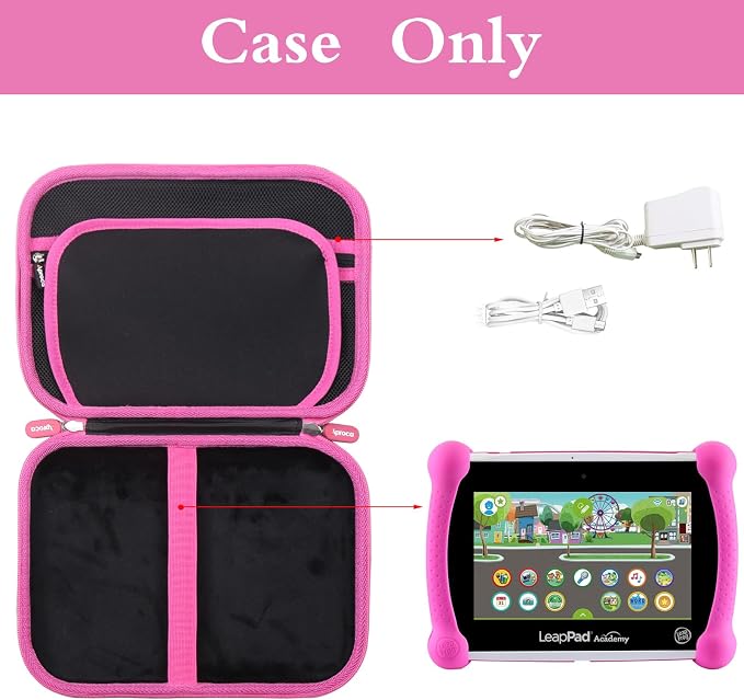 Black with Pink Zipper