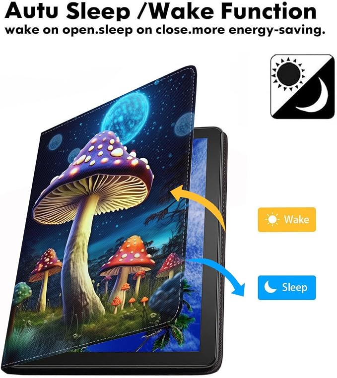 Mushrooms Under The Moon