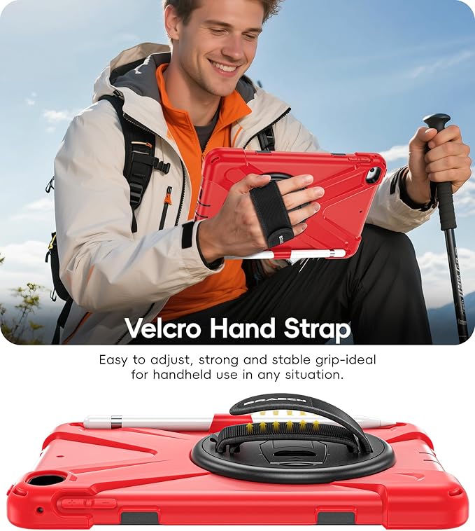 BRAECN iPad mini 5 CaseiPad mini 4 Case Heavy Duty Shockproof Protective Rugged Case with Pencil HolderHand StrapKickstand Shoulder Strap for iPad mini 5th/4th Generation 7.9 Inch for Kids