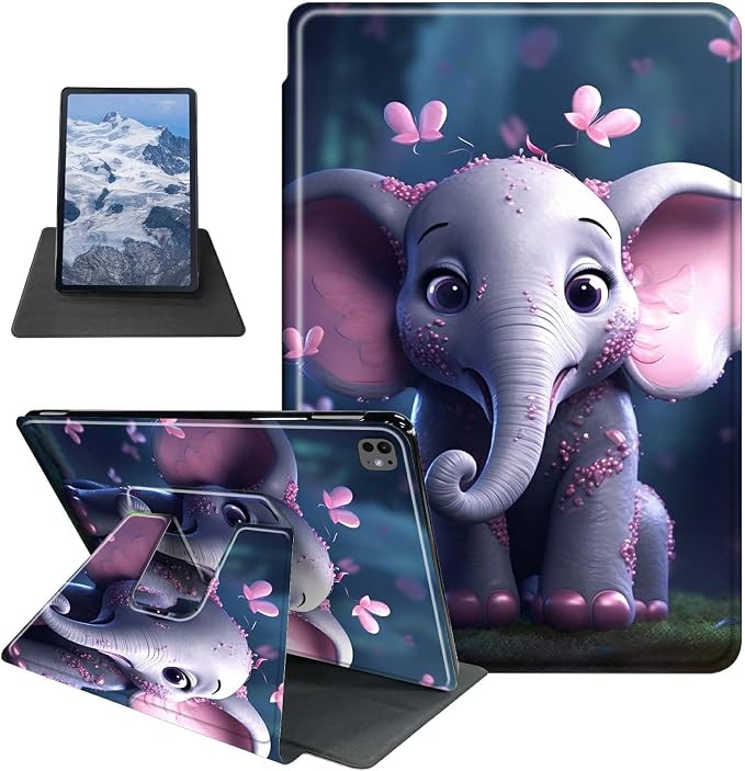 Elephant and Pink Hearts