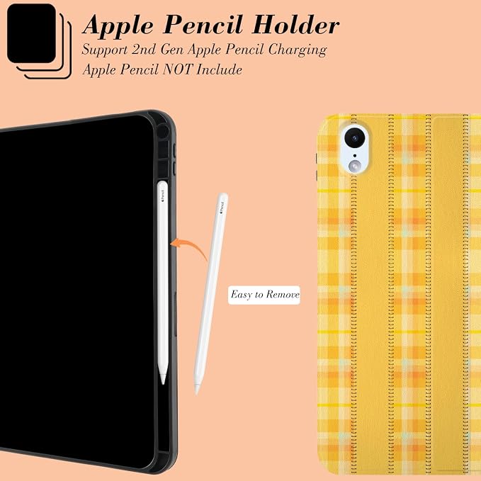Orange Yellow Plaids Stripes