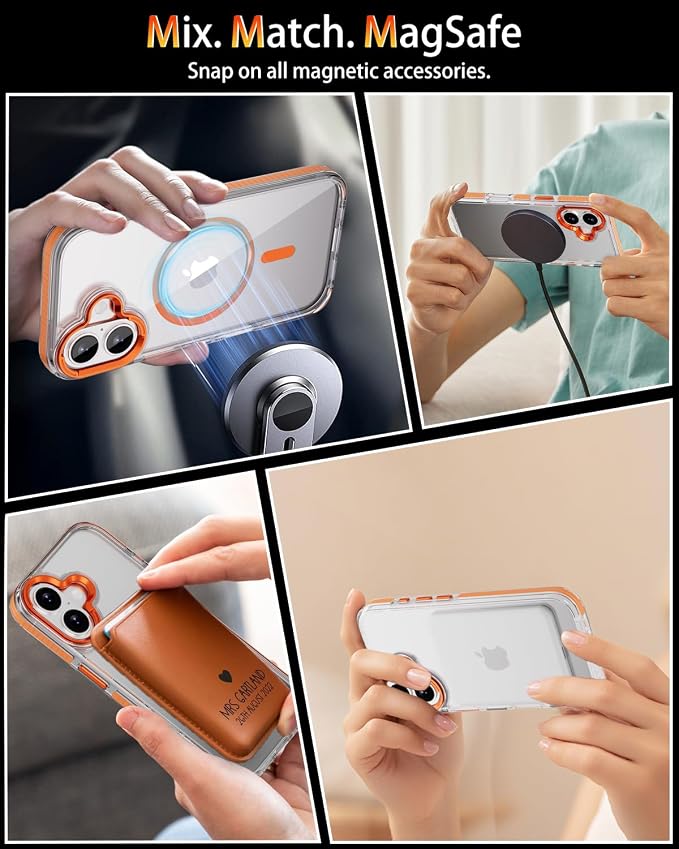 Clear Orange non-slip
