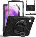 ZenRich Rugged Case for Lenovo Idea Tab 11 2025 / K11 Gen 2 / Xiaoxin Pad 11 / M11 11-inch Heavy Duty Shockproof Case with 360° Rotating Kickstand Built-in Screen ProtectorHand Strap &amp Shoulder