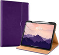 VIKESI Case for iPad Pro 13-inch M5 or M4 Released in 2025 or 2024 Leather Stand Cover with Apple Pencil Holder Auto Wake/Sleep Multiple Viewing Angles Built in Hand Strap &amp PocketDark Purple