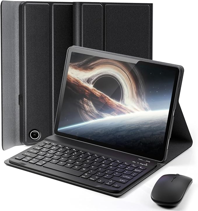 Case Keyboard for Amazon Fire Max 11 Case with Keyboard (13th Generation 11 inch) - Mouse and Magnetically Keyboard Slim Case with Pen Holder Auto Sleep/Wake - Black