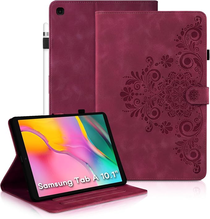Mandala-Wine Red