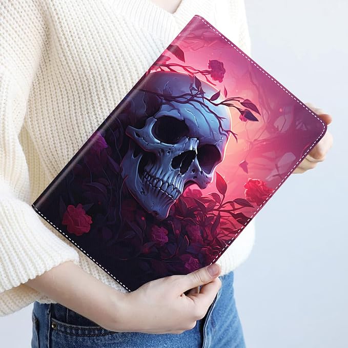 Red Rose Skull