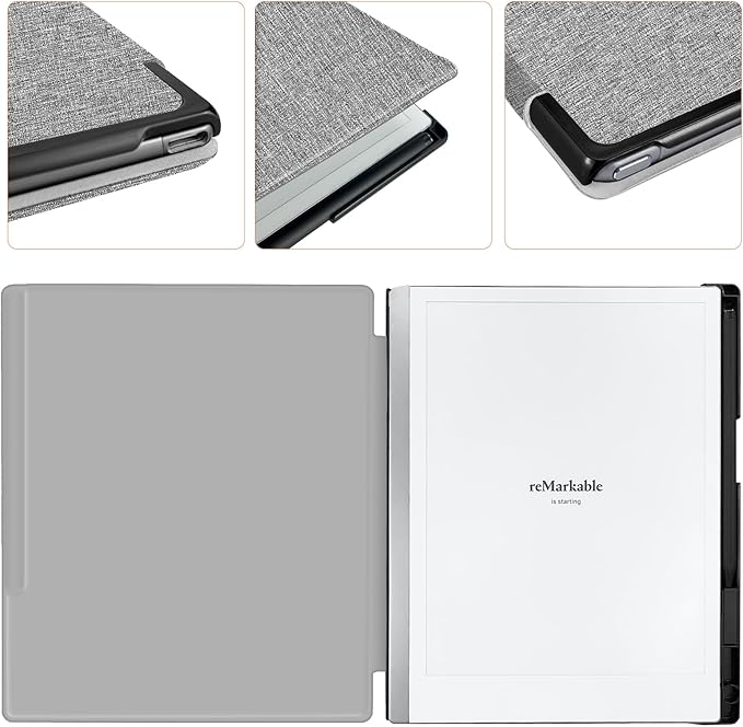 Case for Remarkable 2 Paper Tablet 10.3 2020 ReleasedLightweight and Hard Back Shell Protective Book Folio Cover with Built-in Pen HolderComes with Remarkable 2 Pen Tips.