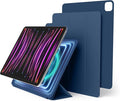 elago Case for iPad Air 13(M4 M3 M2) / Pro 12.9(3rd 4th 5th 6th) -iPad Case with Magnetic Attachment to Metal MaterialsCompatible with Apple iPad Pencil and elago’s Pencil case (Blue)
