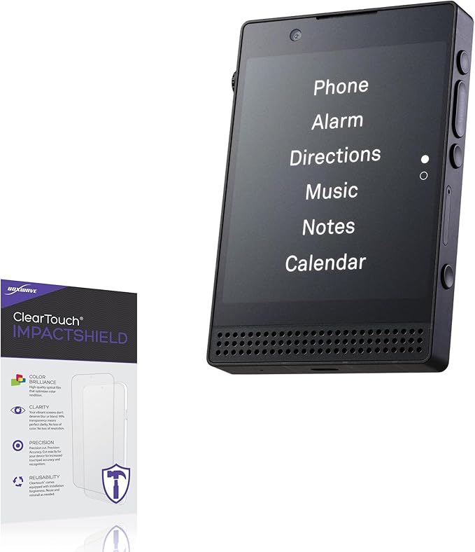 BoxWave Screen Protector Compatible with Light Phone III - ClearTouch ImpactShield (2-Pack) Impenetrable Screen Protector Flexible Film