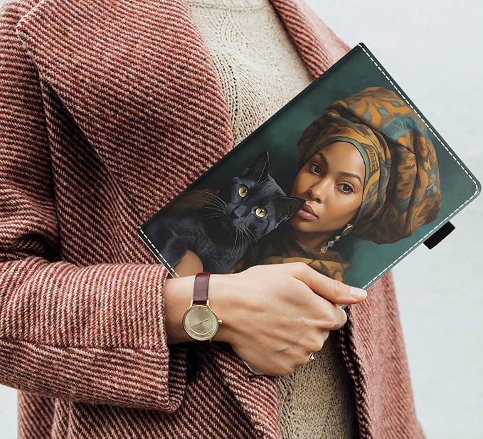 African Women Black Cat