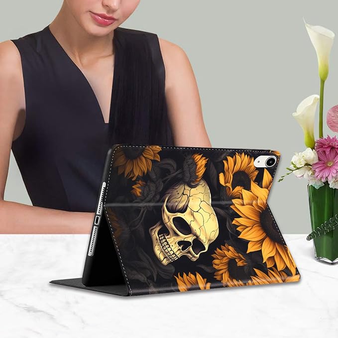 Sunflower and Skulls Pattern