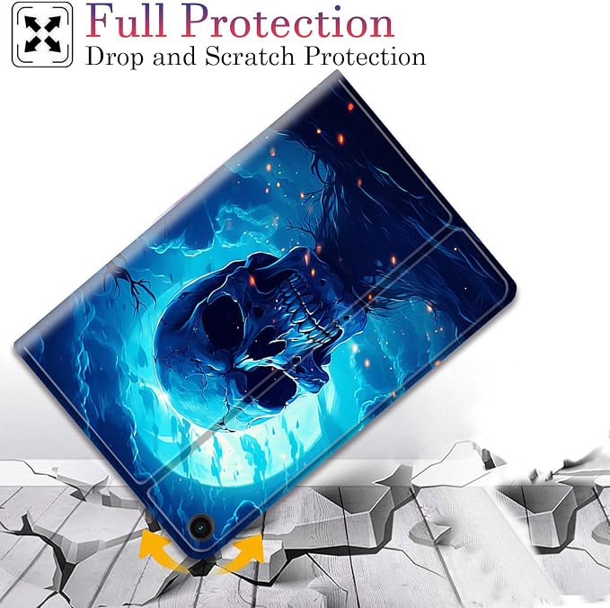 Blue Skull Head