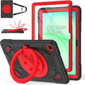 for Samsung Galaxy Tab A11 Plus/A9 Plus case with Screen Protector/ 360° Rotating Stand/Shoulder Strap Full Body Rugged Cover for Galaxy Tab A11+ Plus/A9+ Plus 11 inch 2025/2023 Released