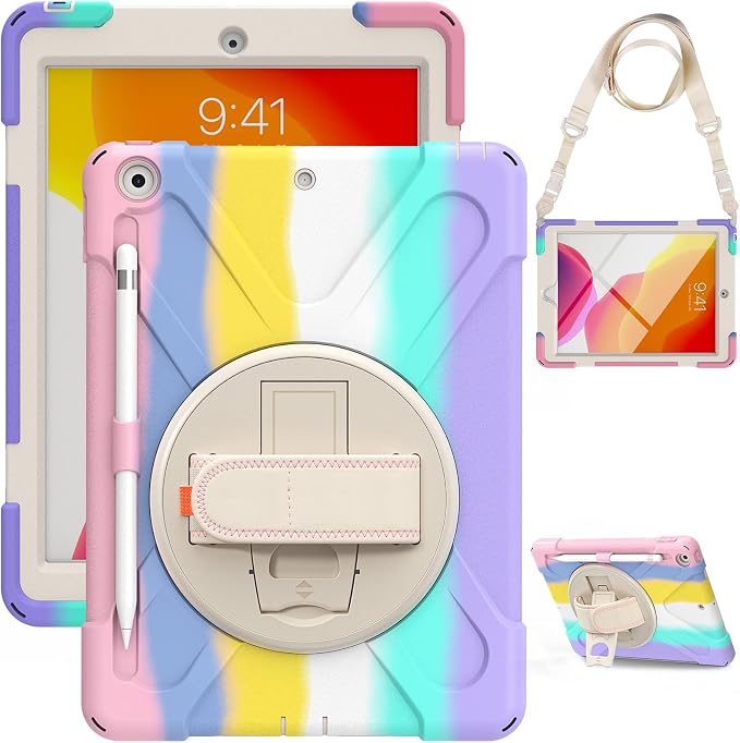 Shield Armor Pastel Rainbow
