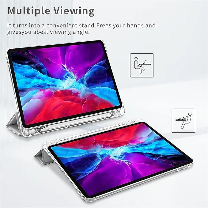 Retro Bird On Branch Case Compatible with iPad 9th 8th 7th Generation 10.9 Inch 2021/2019/2018Funny Cover with Trifold Stand + Pencil Holder for Boys GirlsiPad Pro 11inch 2024