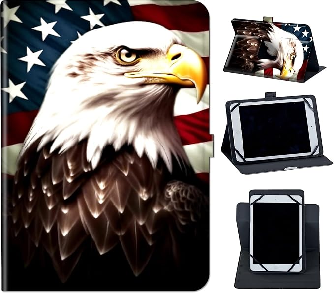 Eagle with American Flag