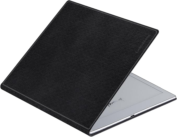 Magnetic Case for 10.3 Onyx Boox Go 10.3 ePaper Tablet (2024 Released) - Ultra-Thin Lightweight PU Leather Book Folio Cover with Auto Sleep/Wake (Cloth Black)