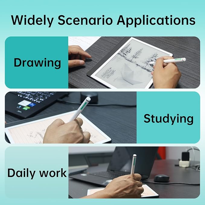 Replacement for Kindle Scribe(10.2 Model) PenRemarkable 2 PenSupports 4096 Levels of Pressure SensitivityKindle Scribe Stylus with EraserWriting and Drawing(Not for 11 New Model)