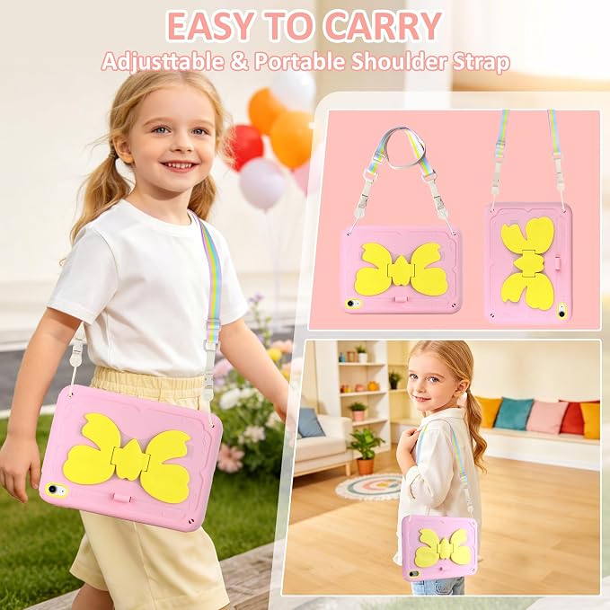 Pink Yellow- Butterfly