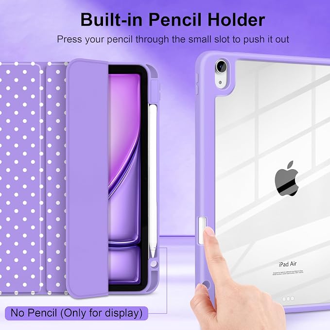 Purple white dot