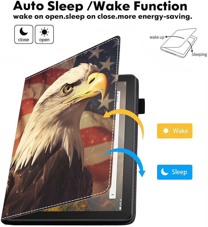 American Flag Bald Eagle