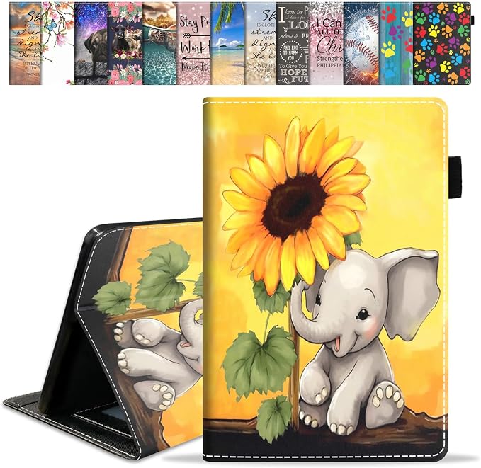 Elephant and Sunflower