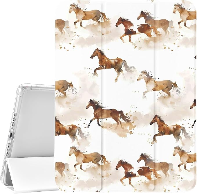 Watercolor Galloping Horse