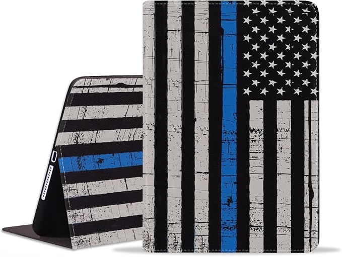 Thin Blue Line American Flag
